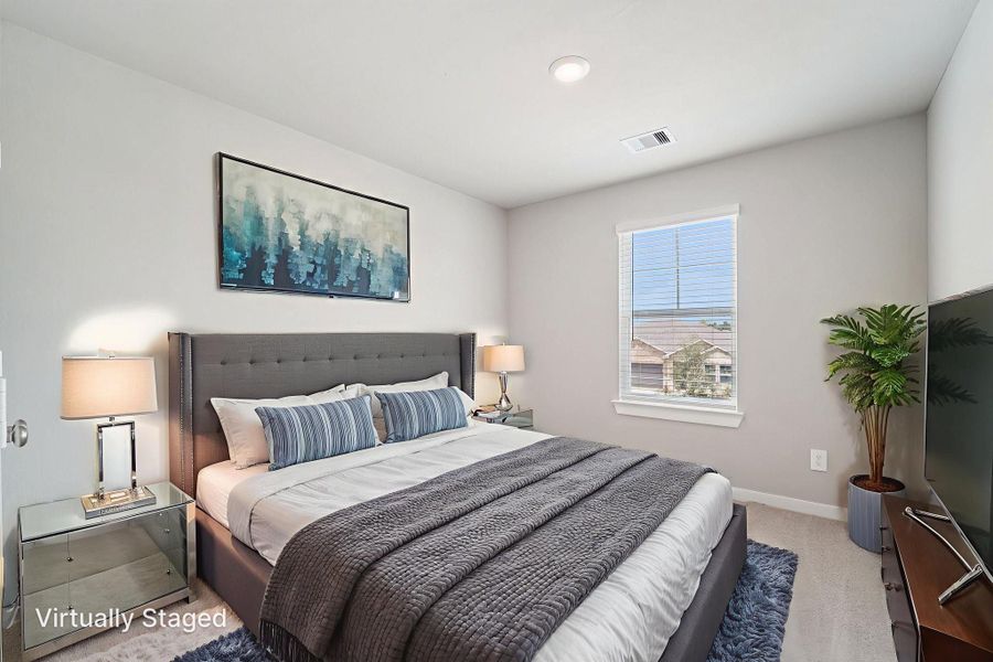 Furnished interior view inside a new home in Southwinds, Baytown (Image 10). Furnished interior view inside a new home in Southwinds, Baytown (Image 10).