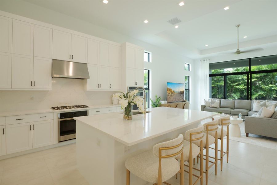 Furnished interior view inside a new home in Lotus Edge, Boca Raton (Image 25). Furnished interior view inside a new home in Lotus Edge, Boca Raton (Image 25).