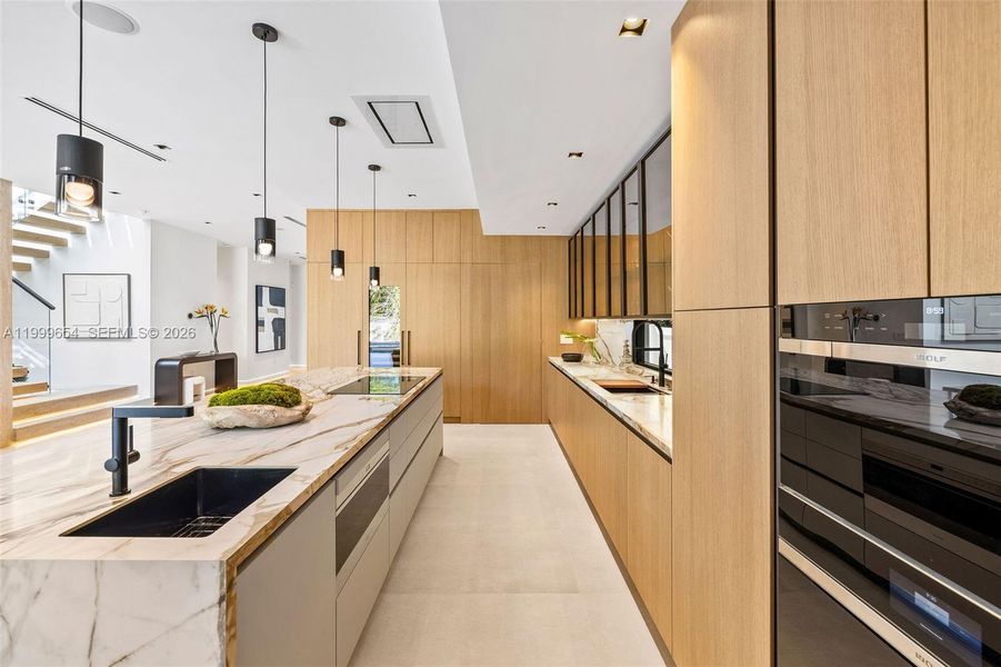 Furnished interior view inside a new home in , Miami Beach (Image 11). Furnished interior view inside a new home in , Miami Beach (Image 11).