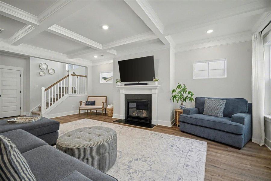 Furnished interior view inside a new home in Hewing Farms, Summerville (Image 18). Furnished interior view inside a new home in Hewing Farms, Summerville (Image 18).