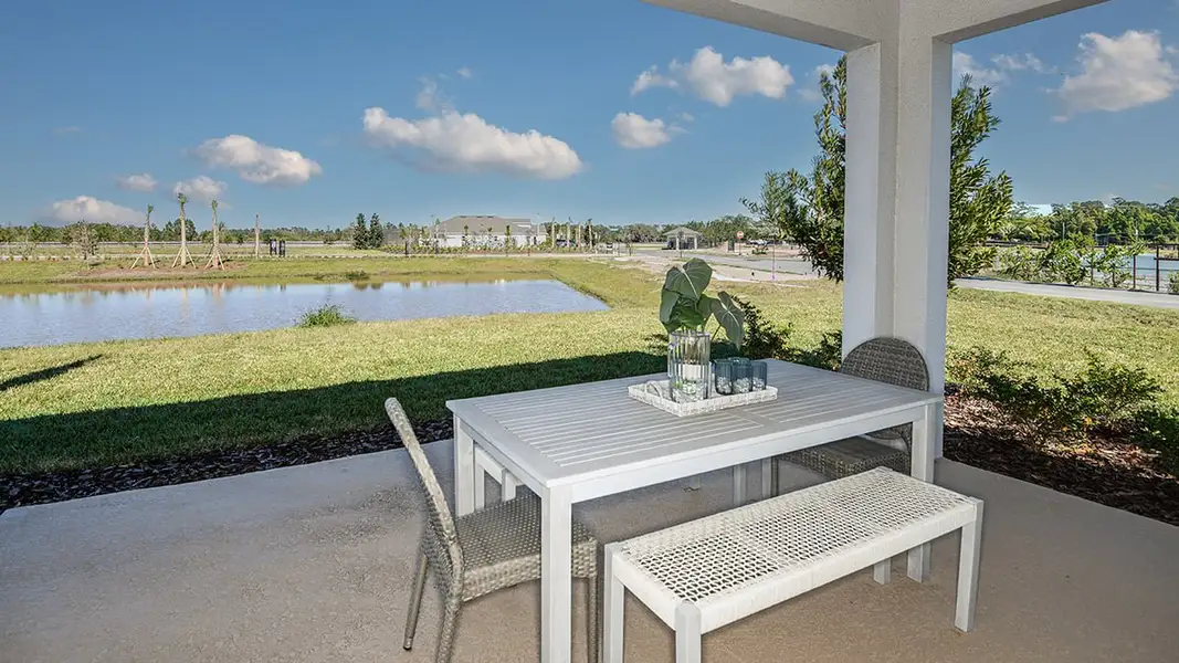 Representative exterior details of a home built from the Caicos by Taylor Morrison in Center Lake Ranch Community Group Page, St. Cloud (Image 3). Representative exterior details of a home built from the Caicos by Taylor Morrison in Center Lake Ranch Community Group Page, St. Cloud (Image 3).