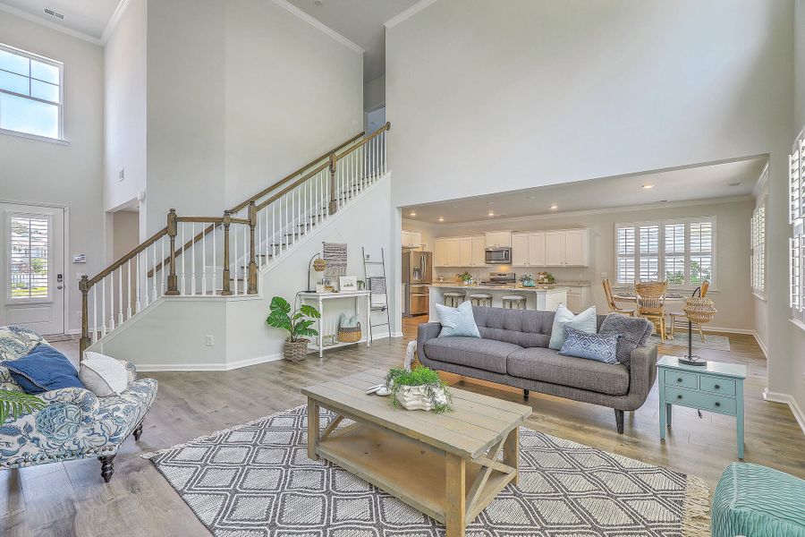 Furnished interior view inside a new home in The Ponds, Summerville (Image 18). Furnished interior view inside a new home in The Ponds, Summerville (Image 18).