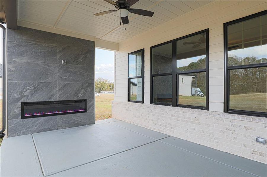 Exterior details and patio area of a home in , Maysville (Image 23). Exterior details and patio area of a home in , Maysville (Image 23).