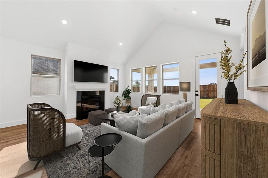 Furnished interior view inside a new home in Heritage Ranch, Sherman (Image 10). Furnished interior view inside a new home in Heritage Ranch, Sherman (Image 10).