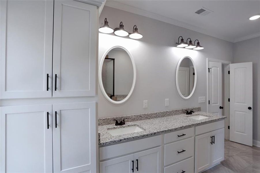 Furnished interior view inside a new home in , Dallas (Image 12). Furnished interior view inside a new home in , Dallas (Image 12).