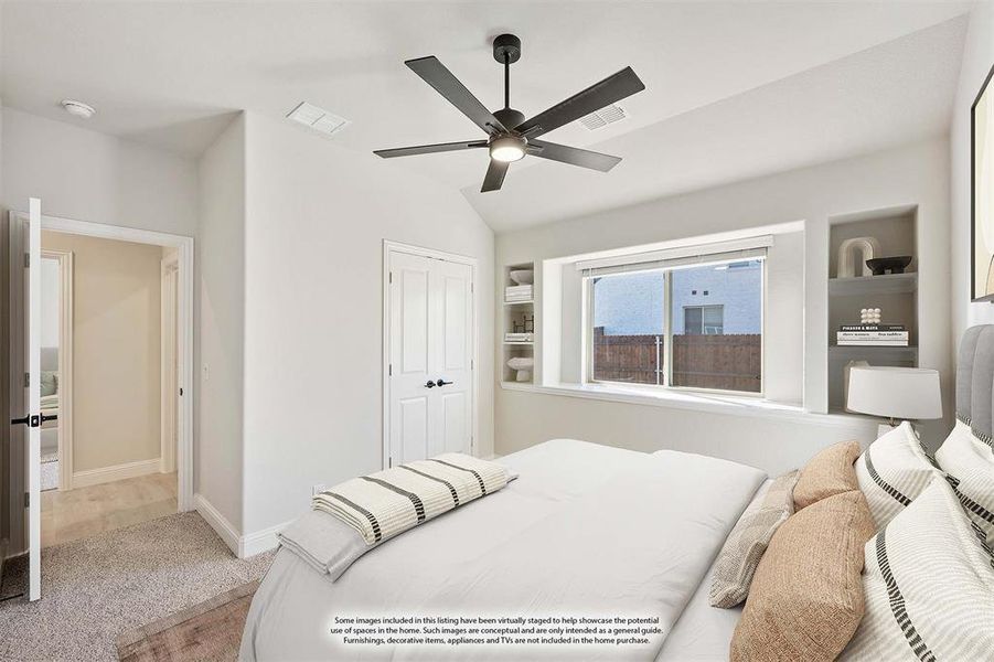 Furnished interior view inside a new home in Coyote Crossing, Godley (Image 12).