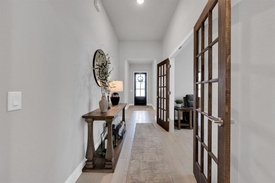 Hallway to main living area