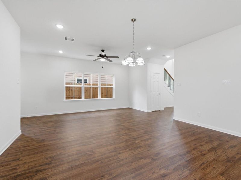 Perfectly positioned for everyday meals and entertaining, the dining space flows seamlessly with the main living areas for easy gatherings and comfortable everyday living.