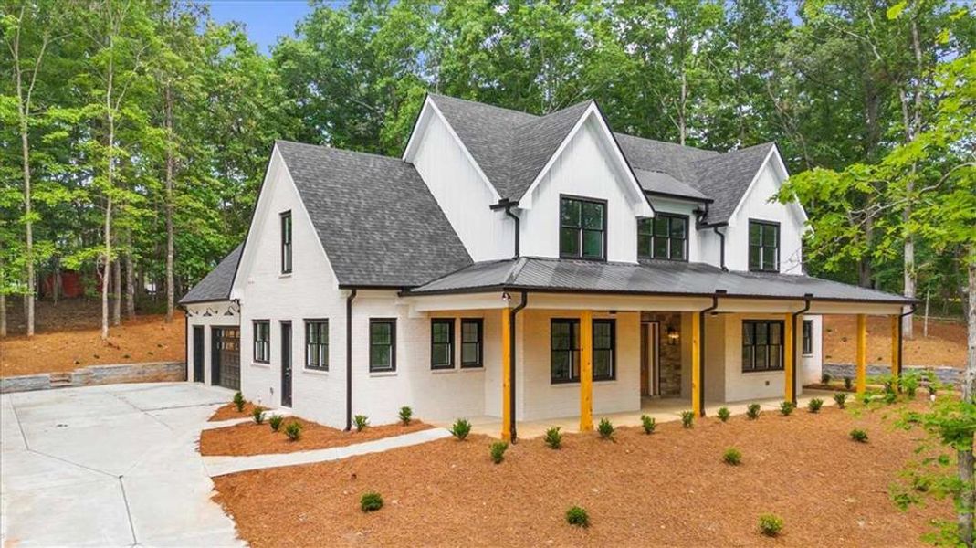 Front exterior of a new home in , Cornelia, GA, highlighting curb appeal (Image 29).