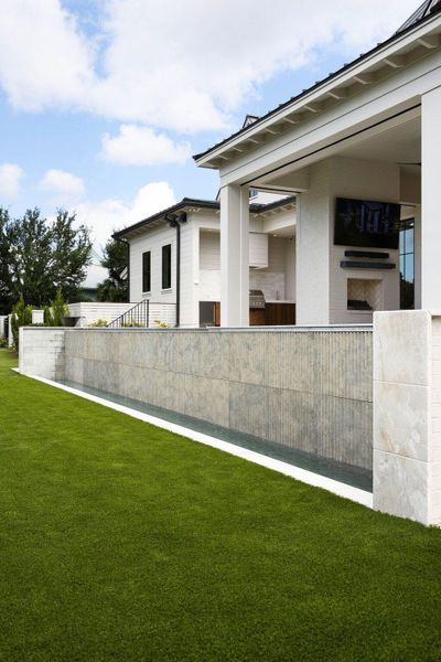 Exterior details and patio area of a home in , Charleston (Image 55). Exterior details and patio area of a home in , Charleston (Image 55).