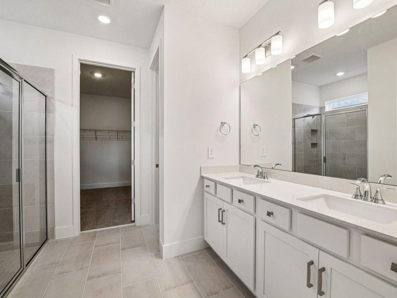 Furnished interior view inside a new home in Legends Preserve - Signature Series, Daytona Beach (Image 5).