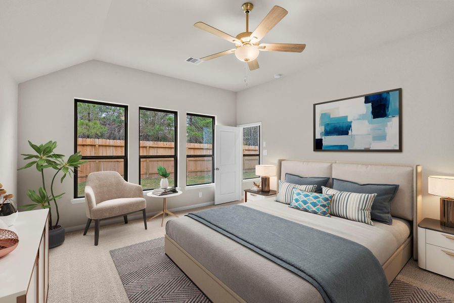 Furnished interior view inside a new home in Escondido, Magnolia (Image 8).