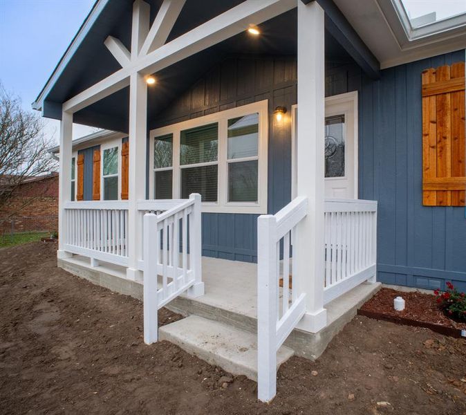 Exterior details and patio area of a home in , Groesbeck (Image 14). Exterior details and patio area of a home in , Groesbeck (Image 14).