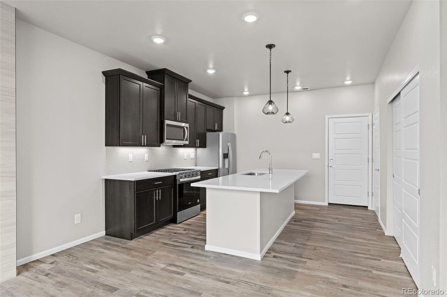 Furnished interior view inside a new home in , Arvada (Image 13).