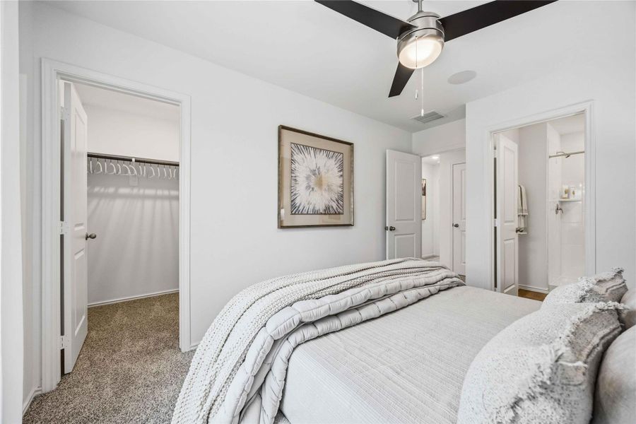 Furnished interior view inside a new home in Pineapple Square, Houston (Image 10).