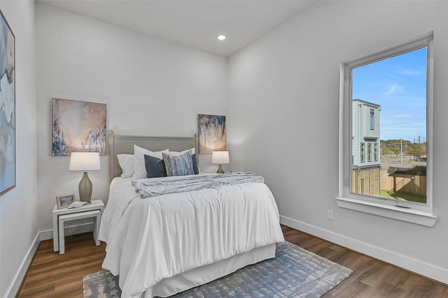 Furnished interior view inside a new home in Lago Pointe, Seabrook (Image 31).