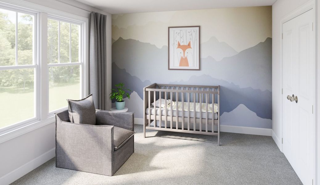 Photo representation of the Henderson plan. Colors, finishes and options will vary.