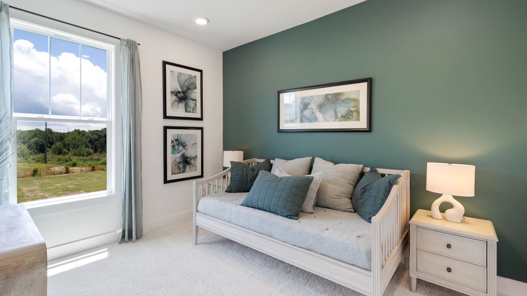 Furnished interior view inside a new home in Iris Meadows, Moore (Image 11).