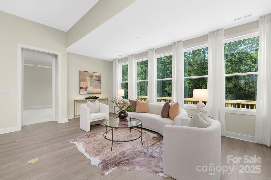 Furnished interior view inside a new home in Handsmill on Lake Wylie, York (Image 27).