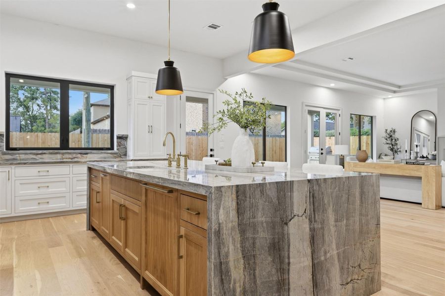 Furnished interior view inside a new home in , Houston (Image 16).