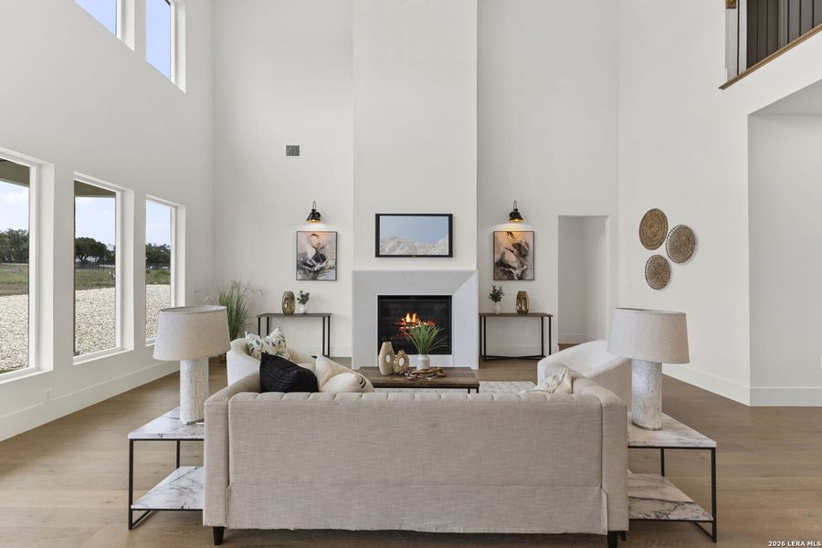 Furnished interior view inside a new home in , Bulverde (Image 39).