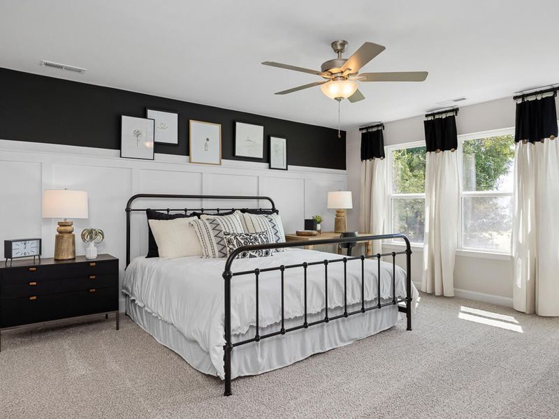 Furnished interior view inside a new home in Woodland Crossing, Zebulon (Image 24).