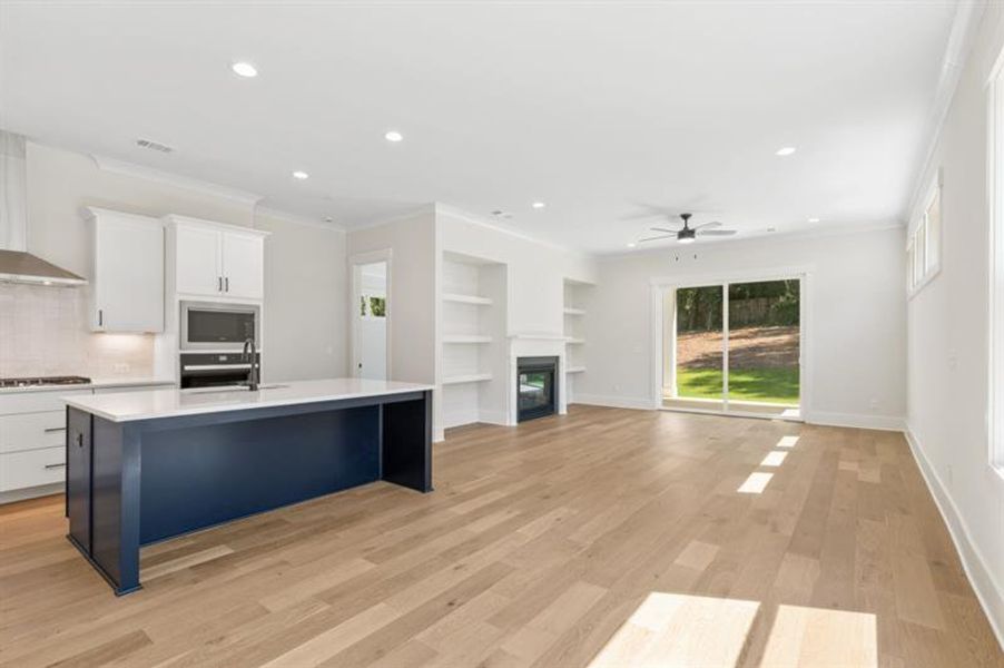 Furnished interior view inside a new home in Arden on Lanier, Cumming (Image 6).