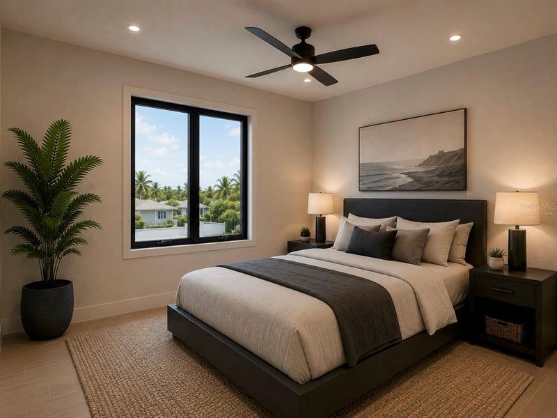 Furnished interior view inside a new home in , Tampa (Image 13). Furnished interior view inside a new home in , Tampa (Image 13).