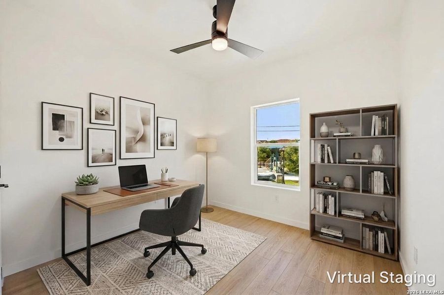 Furnished interior view inside a new home in , San Antonio (Image 7).