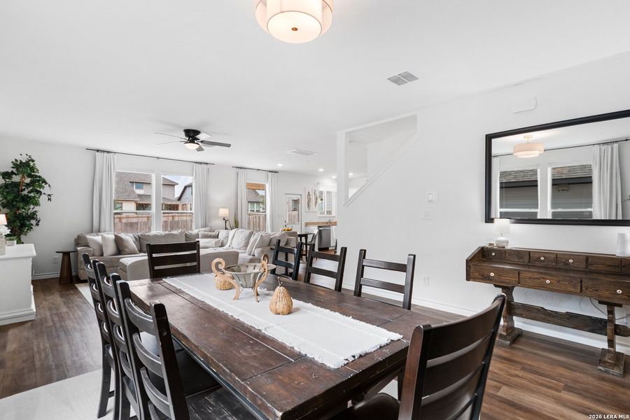 Furnished interior view inside a new home in Corley Farms, Boerne (Image 40).