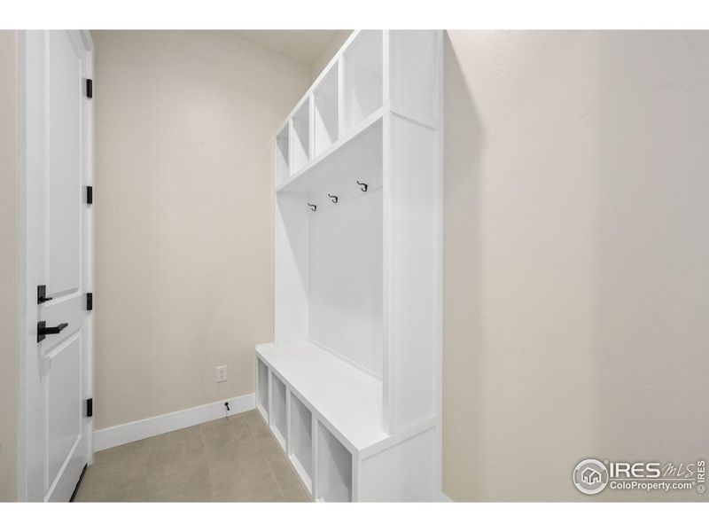 Mudroom with built-ins!