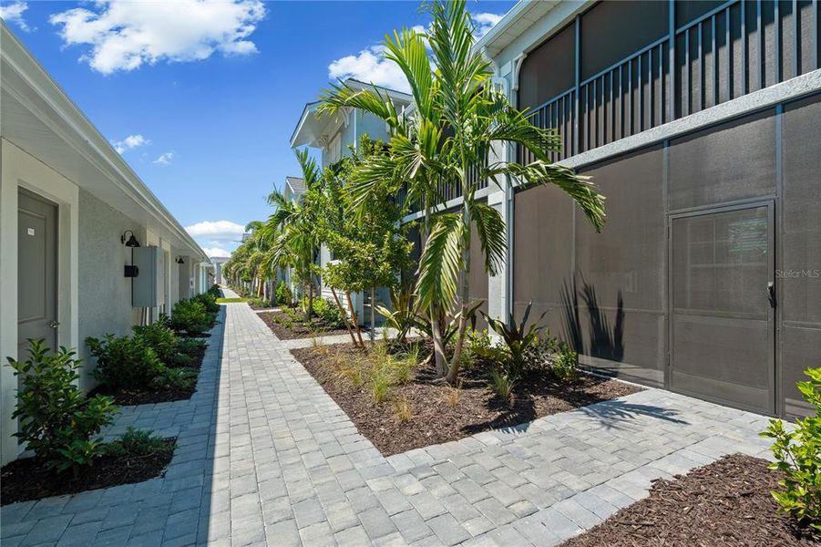 Exterior details and patio area of a home in Calusa Country Club, Lakewood Ranch (Image 37).