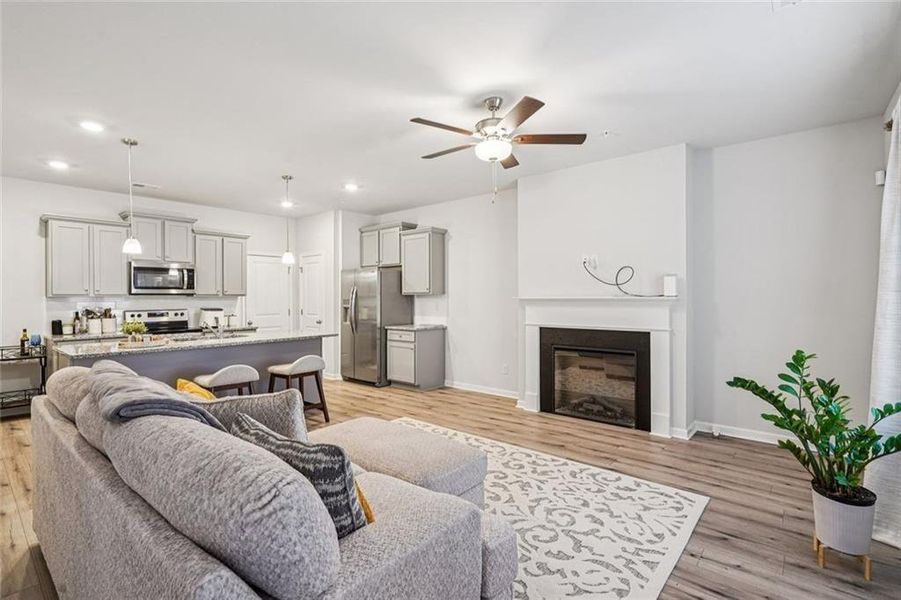 Furnished interior view inside a new home in Chatham, Hampton (Image 7).