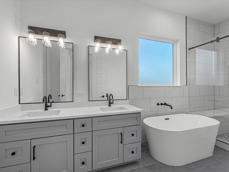 Furnished interior view inside a new home in , Houston (Image 9).