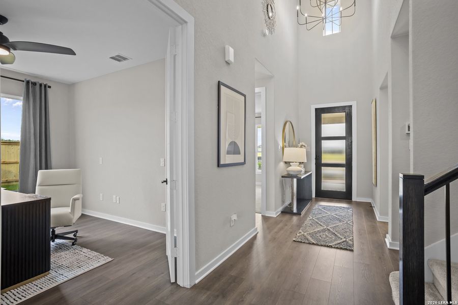 Furnished interior view inside a new home in The Parklands, Schertz (Image 10). Furnished interior view inside a new home in The Parklands, Schertz (Image 10).