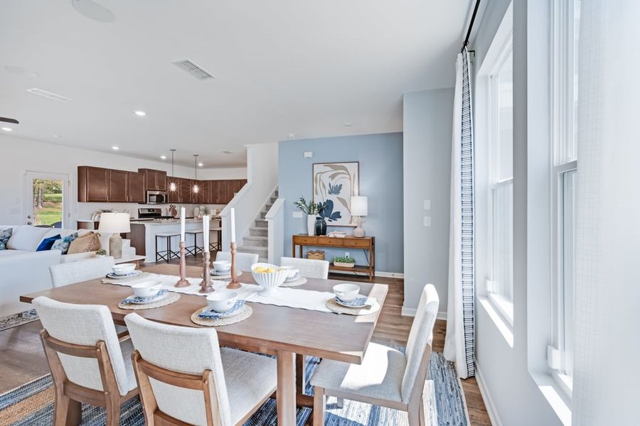 Representative furnished interior of a home built from the Fairfield by Taylor Morrison in Falls Creek, Flowery Branch (Image 18).