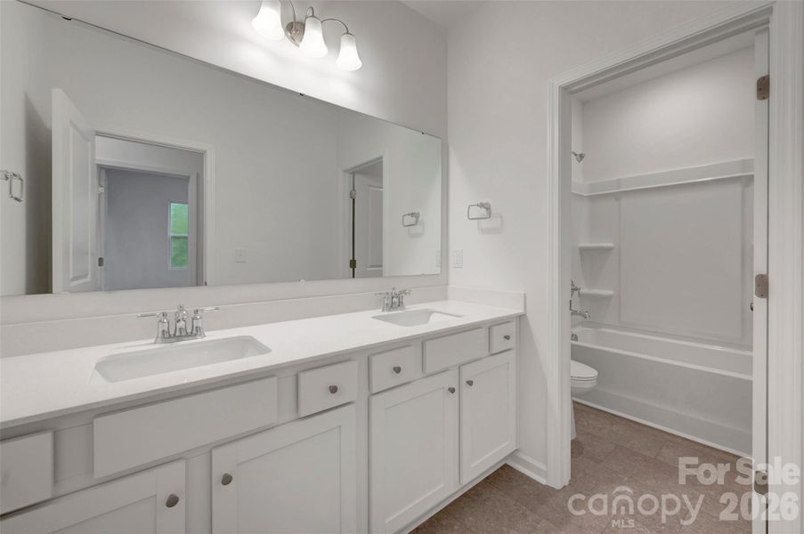 Secondary bathroom