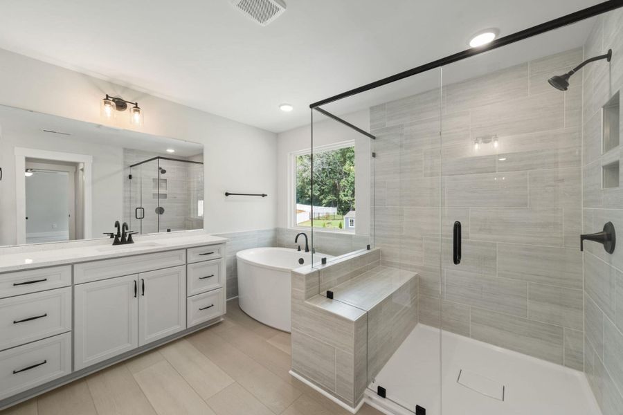 Furnished interior view inside a new home in Fiddler's Ridge, Advance (Image 12).