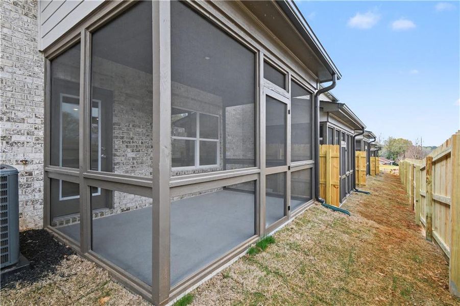 Exterior details and patio area of a home in , Norcross (Image 4). Exterior details and patio area of a home in , Norcross (Image 4).