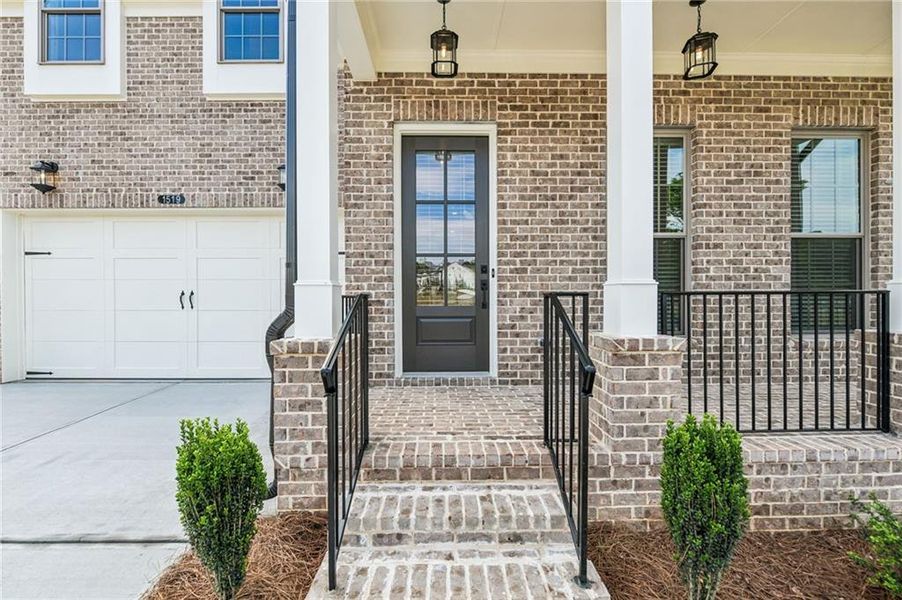 Exterior details and patio area of a home in Waterhaven, Cumming (Image 4).