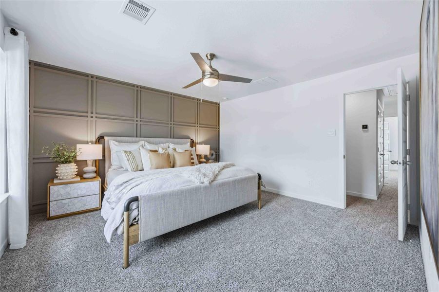 Furnished interior view inside a new home in Pinehaven, Houston (Image 16).