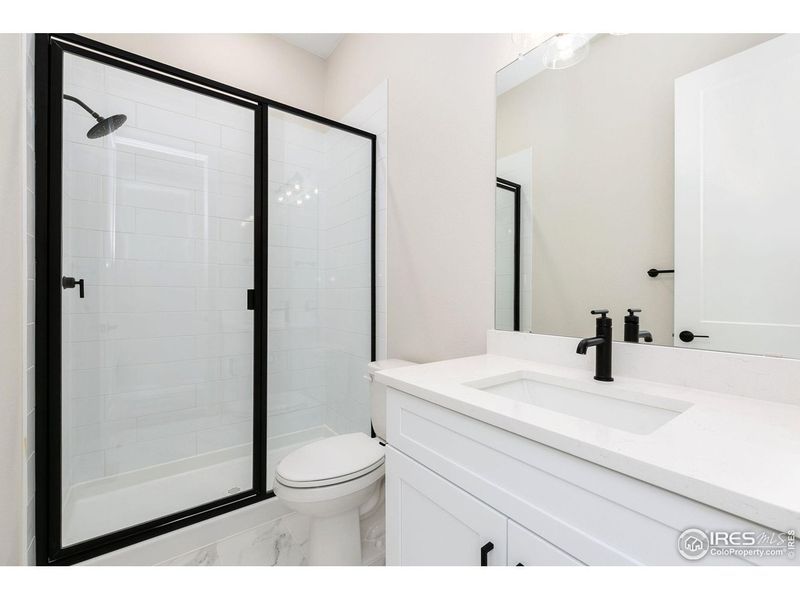 Furnished interior view inside a new home in Kitchel Lake at Serratoga Falls, Timnath (Image 4).