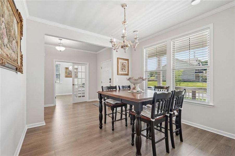 Furnished interior view inside a new home in Haley Station, Canton (Image 42).