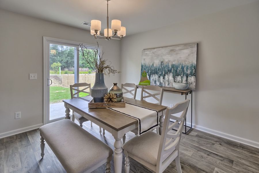 Furnished interior view inside a new home in South Welcome, Greenville (Image 10). Furnished interior view inside a new home in South Welcome, Greenville (Image 10).