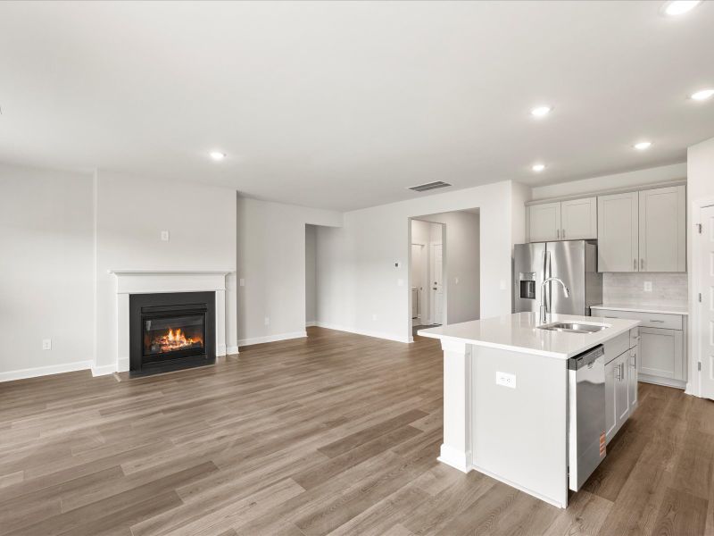 Furnished interior view inside a new home in Vickery Station, Woodruff (Image 3).