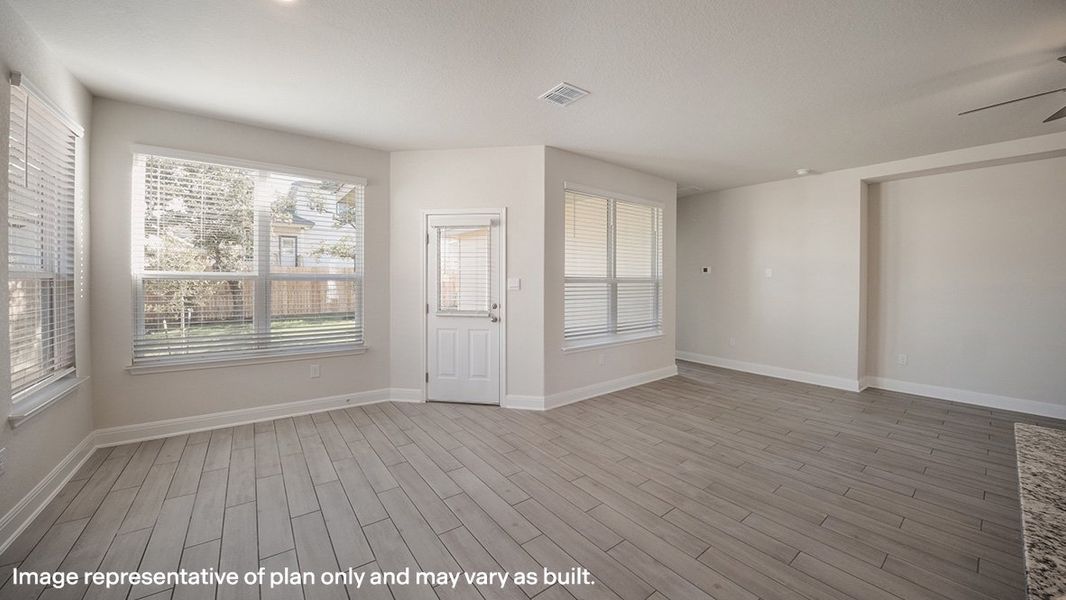 Representative unfurnished interior of a home built from the The Salerno by D.R. Horton in Steele Creek, Cibolo (Image 15).