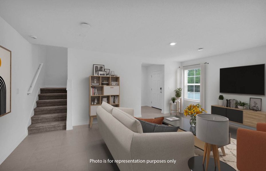 Furnished interior view inside a new home in Normandy Pines, Jacksonville (Image 5).