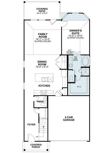 2D floor plan layout of this home in Lone Star Landing, Montgomery, TX (Image 4). 2D floor plan layout of this home in Lone Star Landing, Montgomery, TX (Image 4).