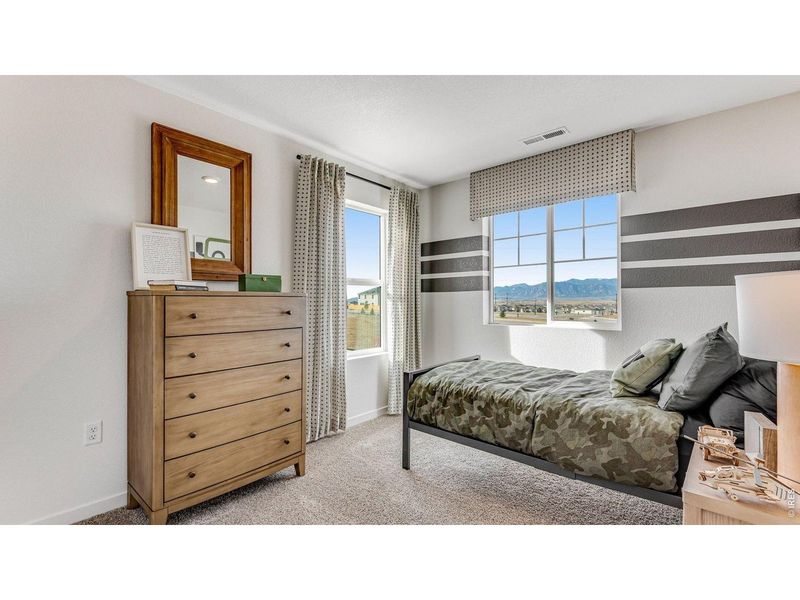 Furnished interior view inside a new home in Prairie Song, Windsor (Image 28).