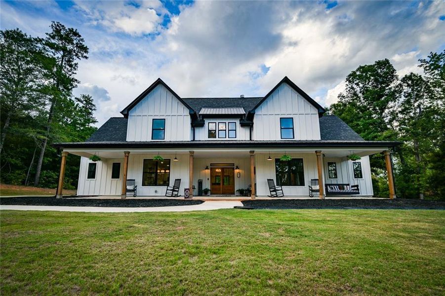 Front exterior of a new home in , Monticello, GA, highlighting curb appeal (Image 38).